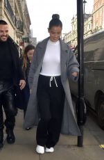 MAURA HIGGINS Leaves Intertalent Post BAFTA Breakfast 02/18/2025