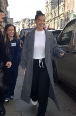 MAURA HIGGINS Leaves Intertalent Post BAFTA Breakfast 02/18/2025