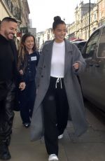 MAURA HIGGINS Leaves Intertalent Post BAFTA Breakfast 02/18/2025