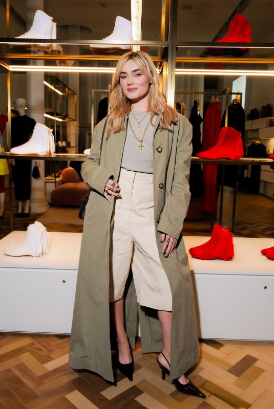 MEG DONNELLY at Stella McCartney x Adidas Rasant Launch Party in New York City 02/05/2025