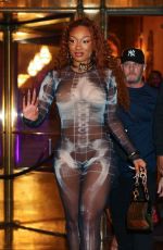 MEGAN THEE STALLION Night Out in New Orleans 02/08/2025