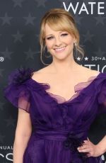MELISSA RAUCH at 30th Annual Critics Choice Awards in Santa Monica 02/07/2025