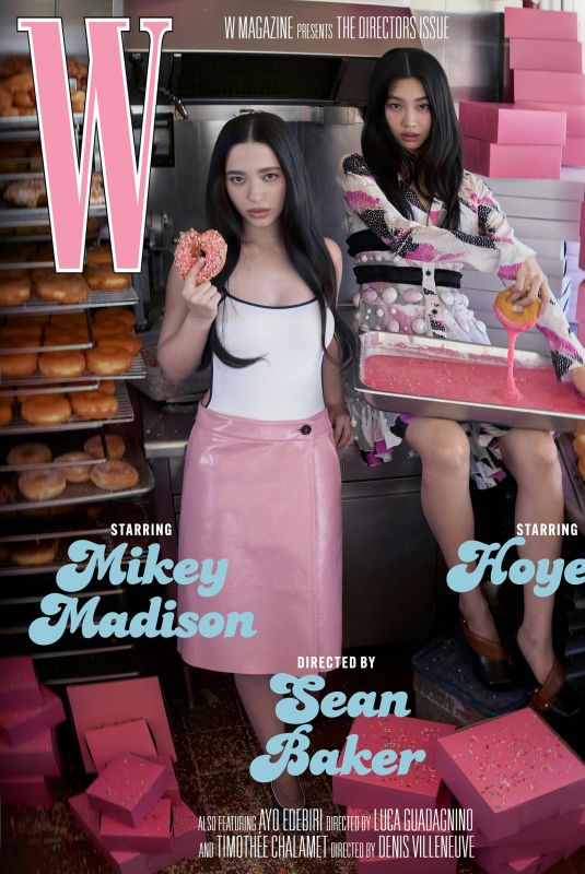 MIKEY MADISON and HOYEON for W Magazine: The Directors Issue, February 2025