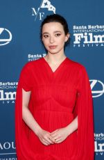 MIKEY MADISON at 40th Annual Santa Barbara International Film Festival Virtuosos Award 02/09/2025