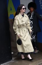 MIKEY MADISON Leaves Good Morning America Studios in New York 02/12/2025