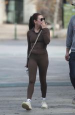 MILA KUNIS Out Hiking with a Friend in Los Angeles 02/03/2025