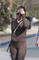 MILA KUNIS Out Hiking with a Friend in Los Angeles 02/03/2025