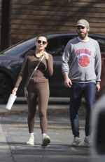 MILA KUNIS Out Hiking with a Friend in Los Angeles 02/03/2025