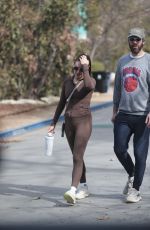 MILA KUNIS Out Hiking with a Friend in Los Angeles 02/03/2025