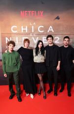MILENA SMIT at Netflix Presents La Chica De Nieve 2: El Juego Del Alma in Malaga 02/04/2025