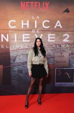 MILENA SMIT at Netflix Presents La Chica De Nieve 2: El Juego Del Alma in Malaga 02/04/2025