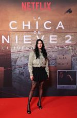 MILENA SMIT at Netflix Presents La Chica De Nieve 2: El Juego Del Alma in Malaga 02/04/2025