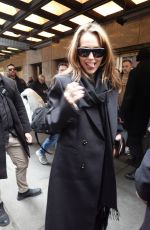 MILEY CYRUS Arrives for Rehearsals Ahead of SNL 50 The Anniversary Special Concert in New York 02/12/2025