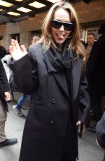 MILEY CYRUS Arrives for Rehearsals Ahead of SNL 50 The Anniversary Special Concert in New York 02/12/2025