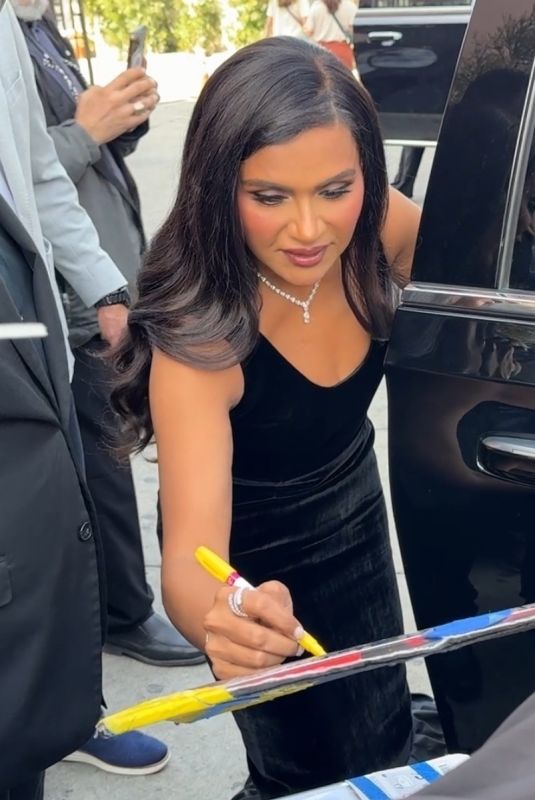 MINDY KALING Arrives at Her Hollywood Walk of Fame Star Ceremony in Hollywood 02/18/2025