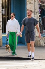 MINKA KELLY and Dan Reynolds Out for Coffee with Their Dog in Los Feliz 025/09/2025