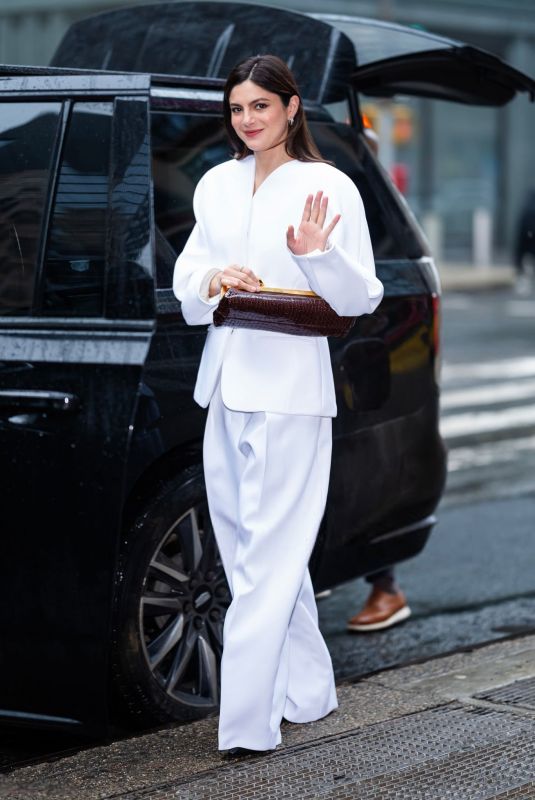 MONICA BARBARO Arrives at Today Show in New York 02/13/2025