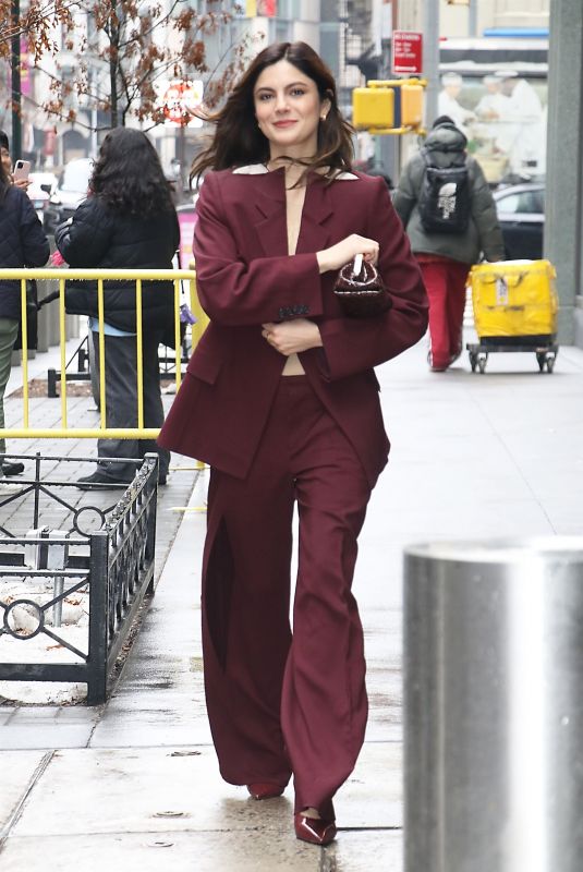 MONICA BARBARO Keeps a Busy Schedule while Promoting A Complete Unknown in New York 02/13/2025