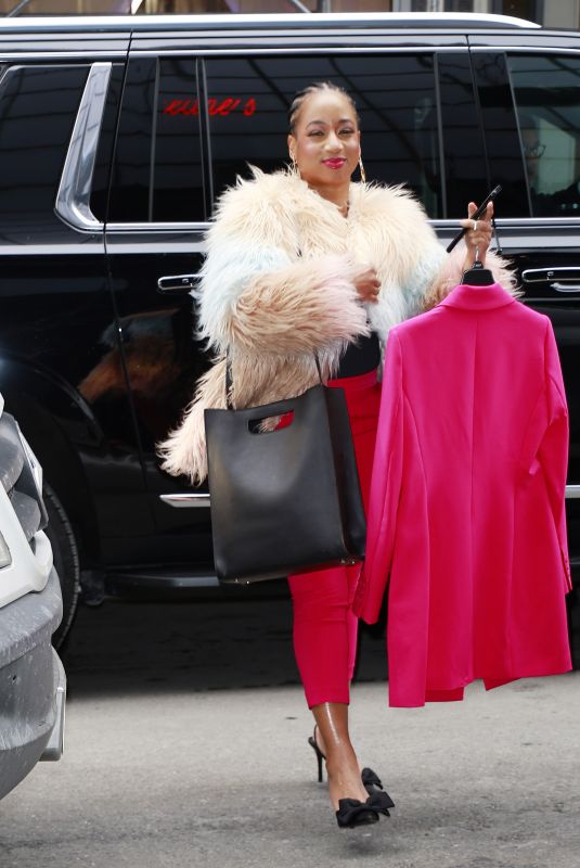 MONIQUE COLEMAN Out and About in New York City 02/11/2025