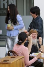 NATASHA and Martin BLASICK Shopping at Studio City Farmers Market 02/16/2025