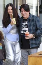 NATASHA and Martin BLASICK Shopping at Studio City Farmers Market 02/16/2025