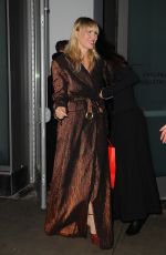 NATASHA BEDINGFIELD Leaves Christian Siriano Fall/Winter 2025 Fashion Show in New York 02/06/2025