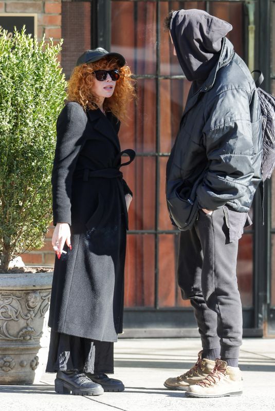 NATASHA LYONNE and Bryn Mooser Out on Valentine