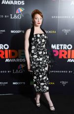 NICOLA ROBERTS at Metro Pride Awards 2025 at Grand Connaught Rooms in London 02/26/2025