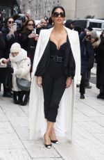 NICOLE SCHERZINGER Arrives at Carolina Herrera Fashion Show in New York 02/10/2025
