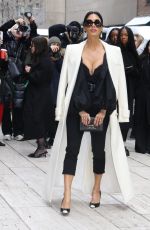 NICOLE SCHERZINGER Arrives at Carolina Herrera Fashion Show in New York 02/10/2025