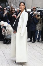 NICOLE SCHERZINGER Arrives at Carolina Herrera Fashion Show in New York 02/10/2025