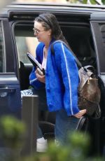 NINA DOBREV Heading to the Set of Bear Country on Gold Coast 02/27/2025