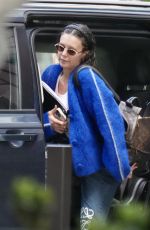 NINA DOBREV Heading to the Set of Bear Country on Gold Coast 02/27/2025