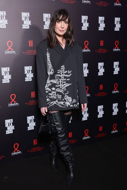 NORA HAMZAWI at 22nd Fashion Dinner to Benefit Sidaction in Paris 01/30/2025