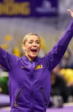 OLIVIA DUNNE at Missouri v LSU Gymnastics Meet in Baton Rouge 01/31/2025