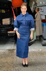 OLIVIA HOLT Arrives at Live with Kelly and Mark in New York City 02/03/2025
