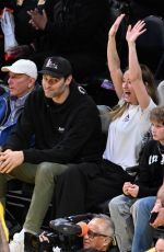 OLIVIA WILDE and Dane DiLiegro at LA Lakers vs Golden State Warriors Game at Crypto.com Arena 02/06/2025