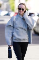 OLIVIA WILDE Leaves a Gym in Studio City 02/25/2025