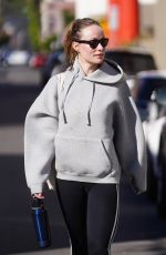 OLIVIA WILDE Leaves a Gym in Studio City 02/25/2025