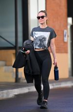 OLIVIA WILDE Leaves a Workout in Los Angeles 02/06/2025