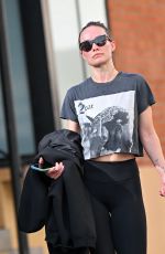 OLIVIA WILDE Leaves a Workout in Los Angeles 02/06/2025