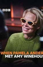 PAMELA ANDERSON at BBC Radio 2 Studio in London 02/15/2025