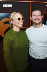 PAMELA ANDERSON at BBC Radio 2 Studio in London 02/15/2025
