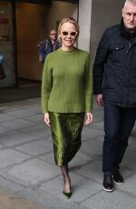 PAMELA ANDERSON at BBC Radio 2 Studio in London 02/15/2025