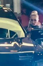 PARIS HILTON Arrives at Clive Davis Party in Beverly Hills 02/01/2025
