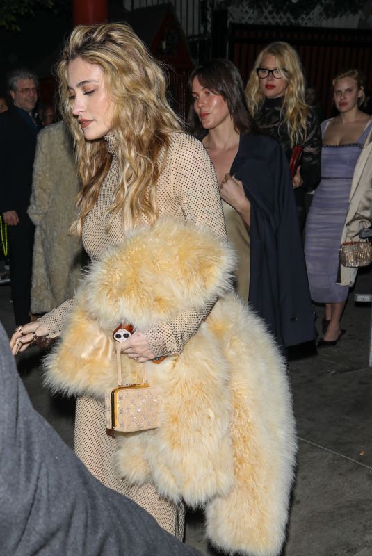PARIS JACKSON and SCOUT and TALLULAH WILLIS Leaves Amazon MGM Studios x Vanity Fair Party in Los Angeles 01/04/2025