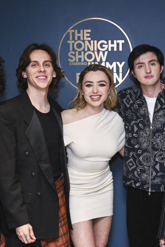 PEYTON LIST at Tonight Show Starring Jimmy Fallon in New York 02/03/2025