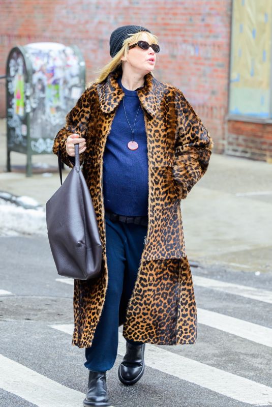Pregnant JENNIFER LAWRENCE Steps Out in a Leopard Print in New York 02/12/2025