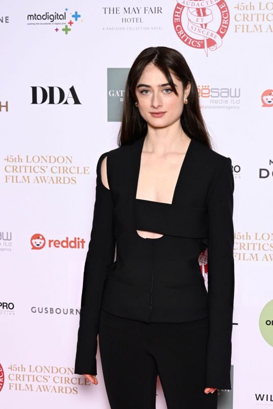 RAFFEY CASSIDY at 45th London Critics Circle Film Awards in London 02/02/2025