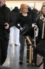 RENEE ZELLWEGER Arrives at JFK Airport in New York City 02/11/2025